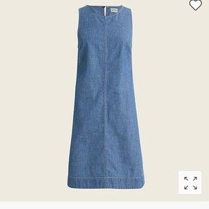 J. Crew, Chambray shift dress, new with tags